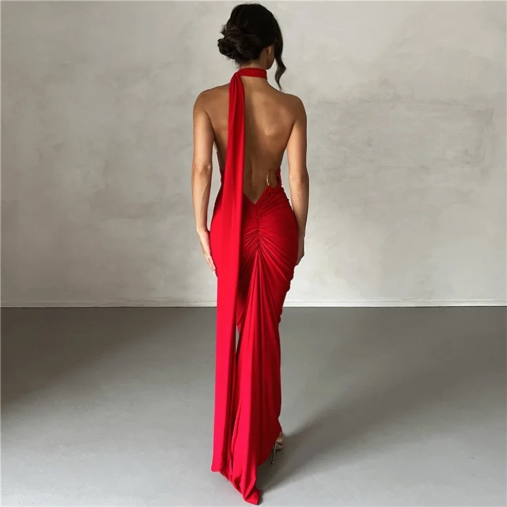 Elegant One-Shoulder dress - Picture 7 of 15